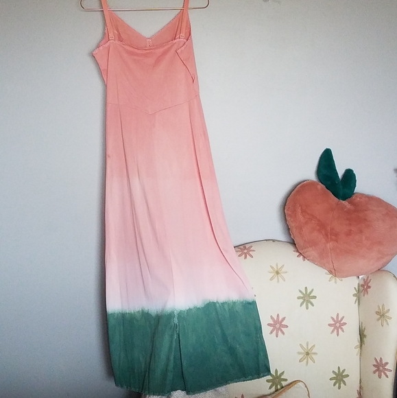 🔴SOLD🔴 Vintage Hand Dyed Olga Maxi Slip - Picture 4 of 8